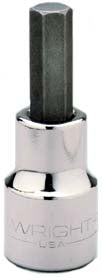 1/2" Dr. Wright 17mm Hex Type Socket w/Bit (42-17MMWR)