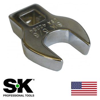 5/8" SK Full Polish Open End Crowfoot 3/8" Drive (42254)