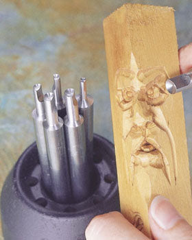 Wood Carvers 6-Character Eye Punch Set (434030)