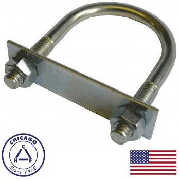 Chicago Hardware #11 Round Bend U-Bolt (50244-3)