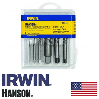 Spiral Flute Screw Extractor Set 1-6 (53545)
