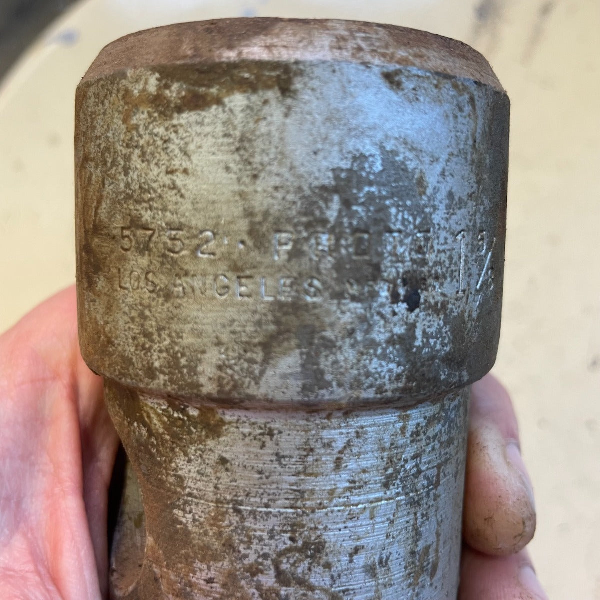 Proto Los Angeles NOS 1" Drive 1 5/8" 12 Point War Finish Socket (5752)