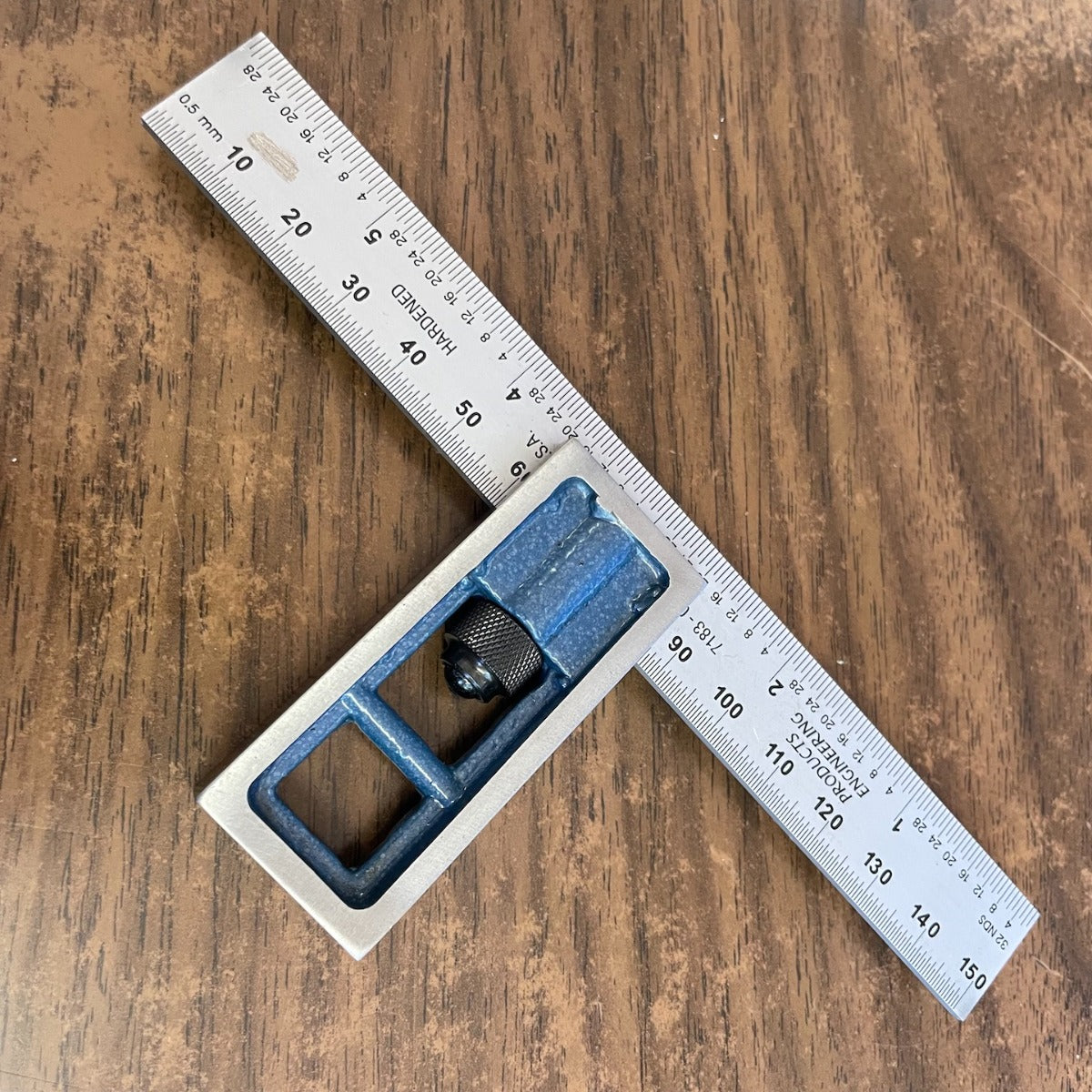 PEC 6" E/M Double Square (32nds/0.5mm & 64ths/1mm) First Body w/ Blem Rule (7105-266)