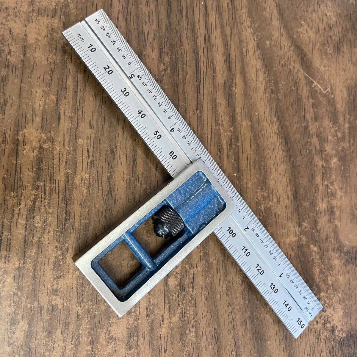 PEC 6" E/M Double Square (32nds/0.5mm & 64ths/1mm) First Body w/ Blem Rule (7105-266)