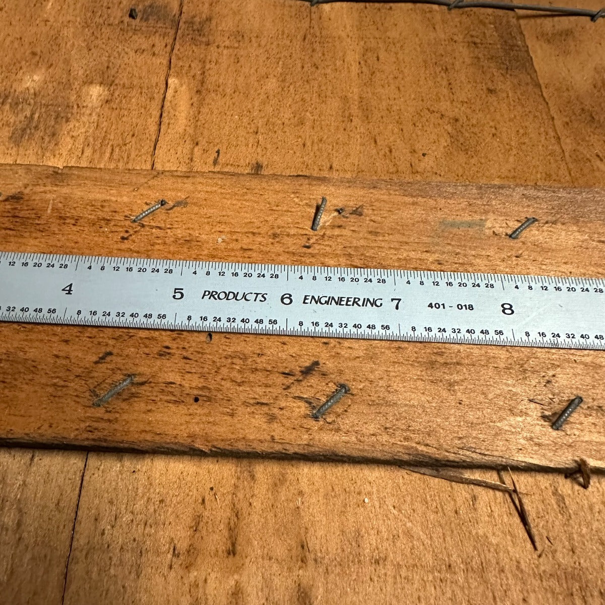 PEC 18" 4R Flexible Tempered Rule (32nds/64ths & 8ths/16ths) w/ Blemish (780038)