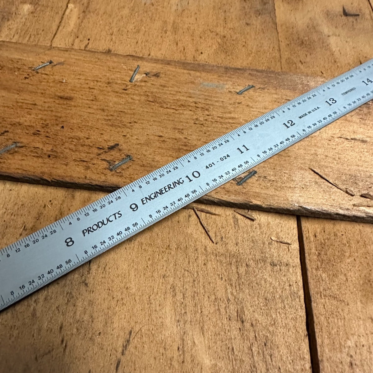 PEC 24" 4R Flexible Tempered Rule (32nds/64ths & 8ths/16ths) w/ Blemish (780056)