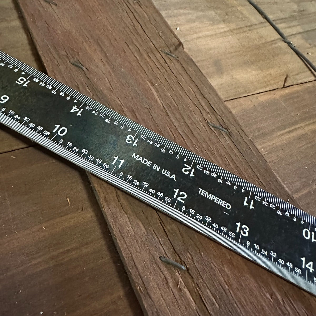 24" Products Engineering 4R Black EZ Read Tempered Ruler 8ths/16ths 32nds/64ths Cosmetic blemish, name removed(780062)