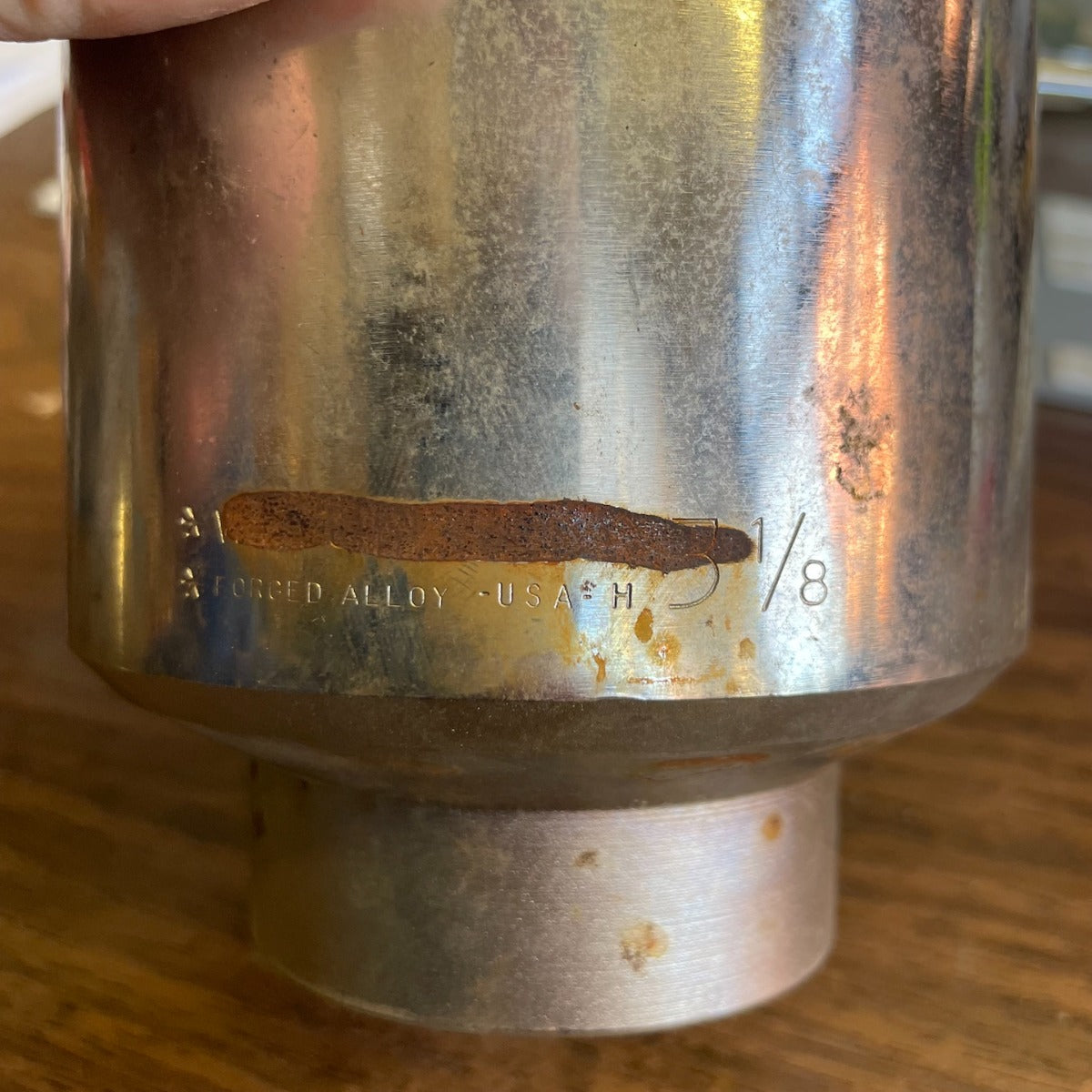 Wright (2nd) 1" Drive 3 1/8" 12 Point Chrome Socket (8197WR-2ND)