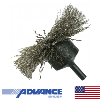 Stainless Steel 3" Circular Mounted End Brush (82940)
