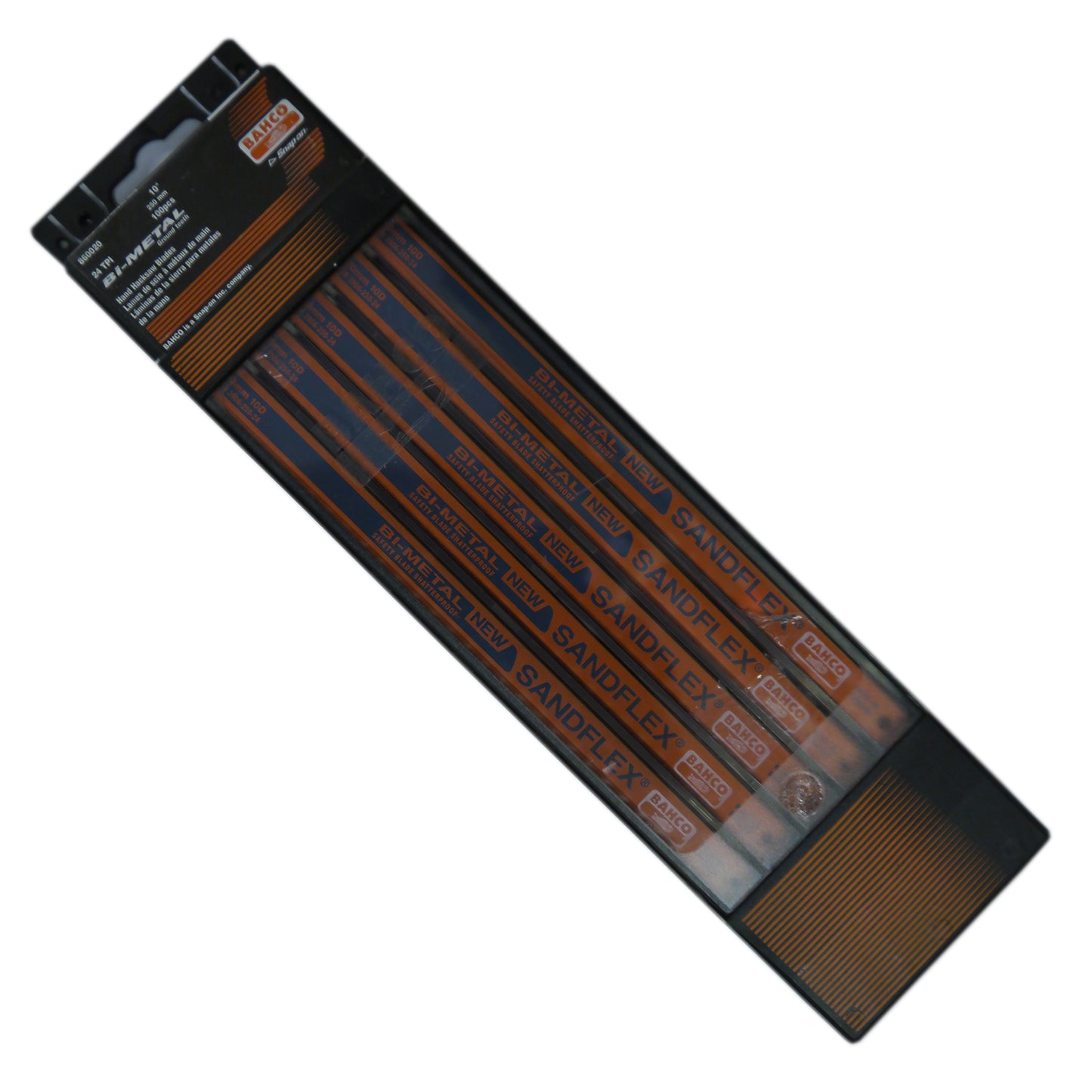 24 tooth - 100 pk - Bi-Metal Bahco Hacksaw Blades - 10" (860020)