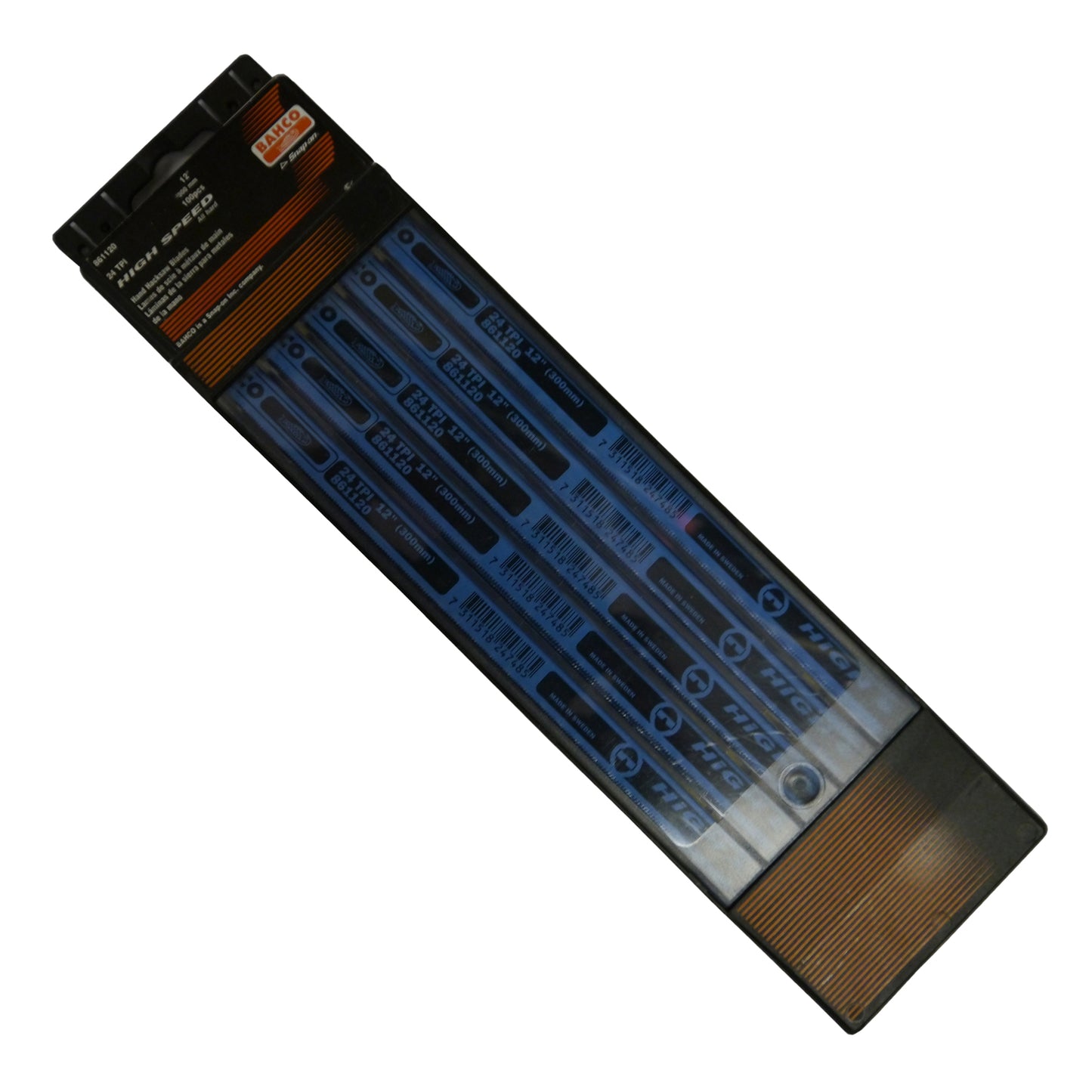 24 tooth - 100 pk - High Speed Bahco Hacksaw Blades - 12" (861120)