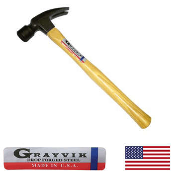 Vaughan 2nd / Grayvik 20 oz USA Milled-Face Long Rip Hammer (90052)