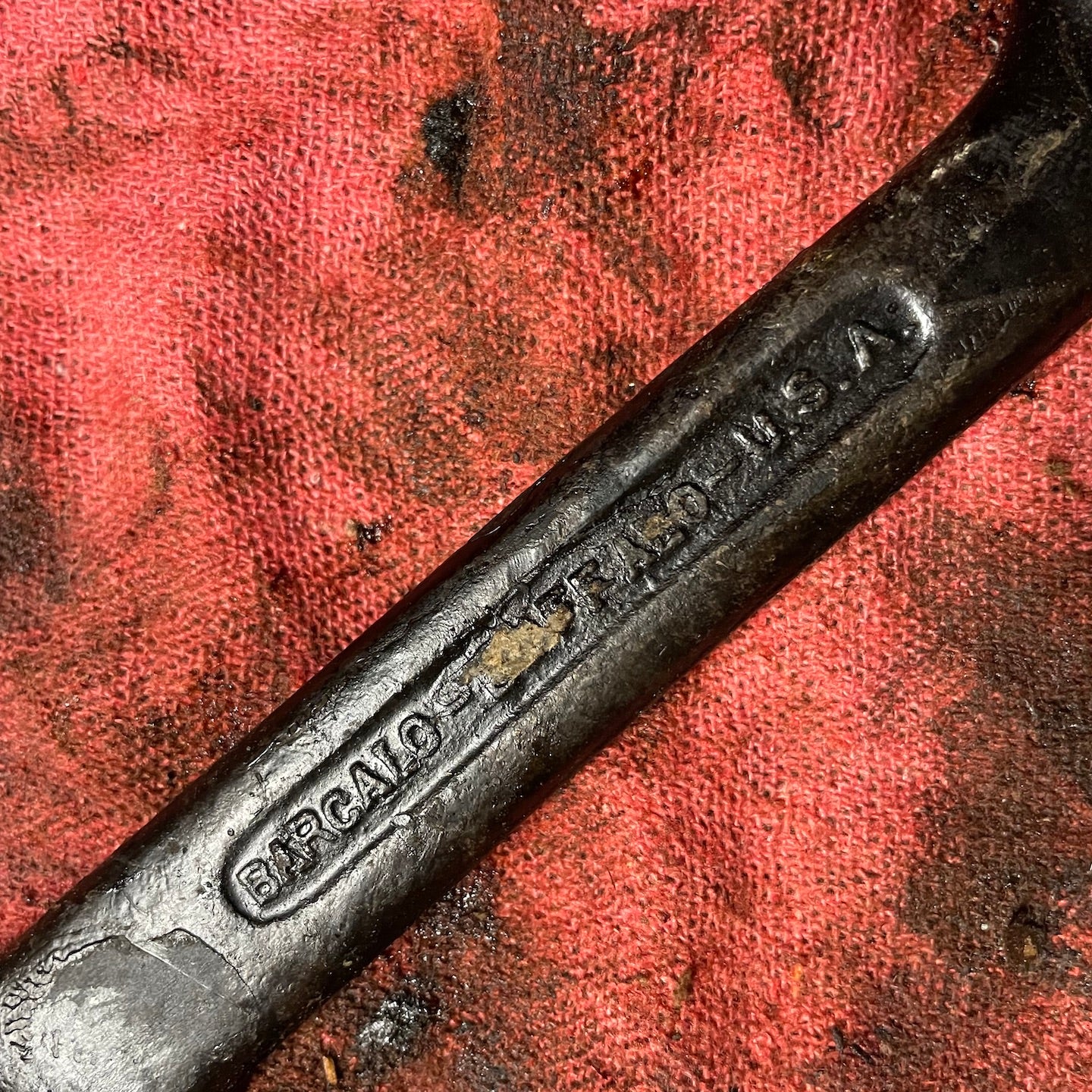 Barcalo NOS WWII Era Open End Wrench 15/16" x 1"