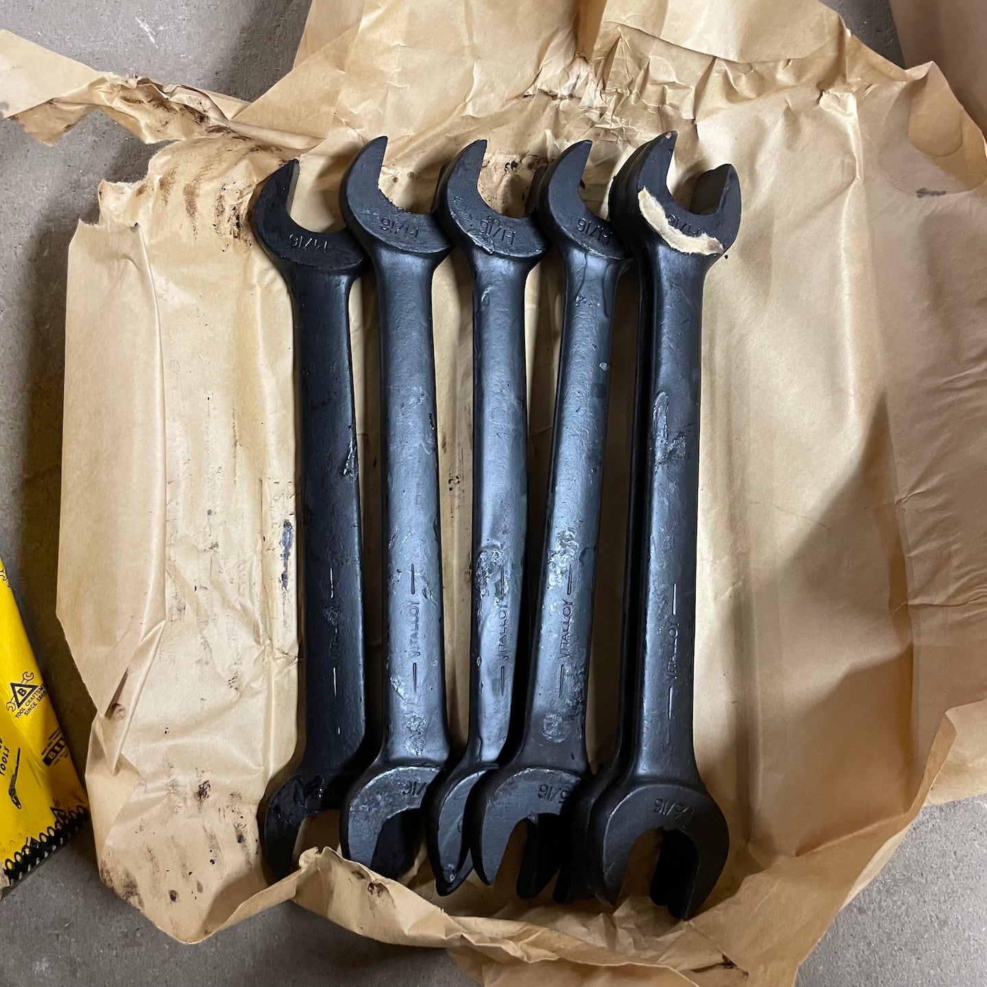 Billings NOS WWII Era Open End 1 1/16" x 1 5/16" Wrench