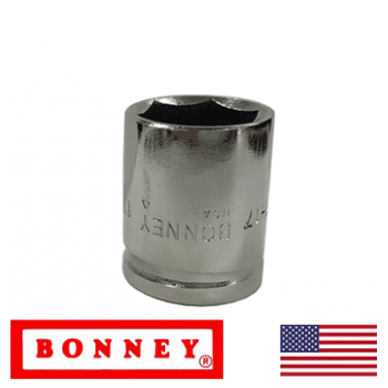 17MM - 6 pt Bonney Socket, 3/8 drive (MTH17)