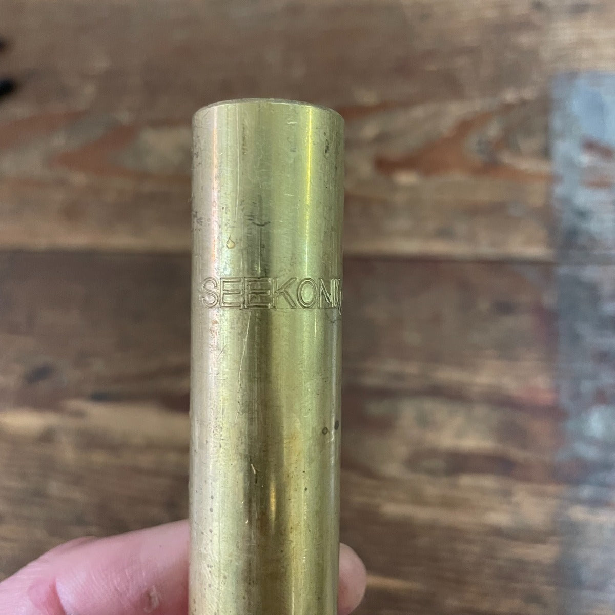 Seekonk 7/8" Round-Tip Brass Punch (SEEKONK)