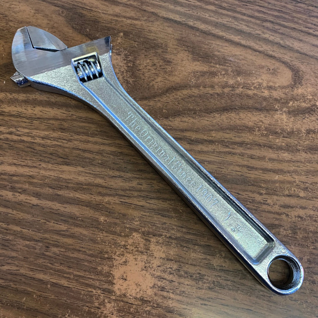 10" Chrome Crescent USA Adjustable Wrench (AC110)