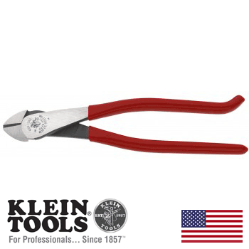 9" High-Leverage Diagonal-Cutting Pliers - Ironworker's (D248-9ST)