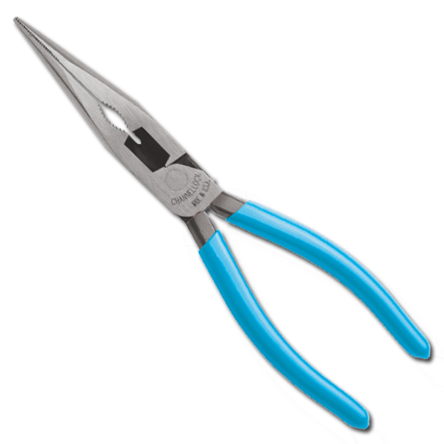 Channellock #E318 XLT E-Series 8" High-Leverage Long Nose Plier (E318)
