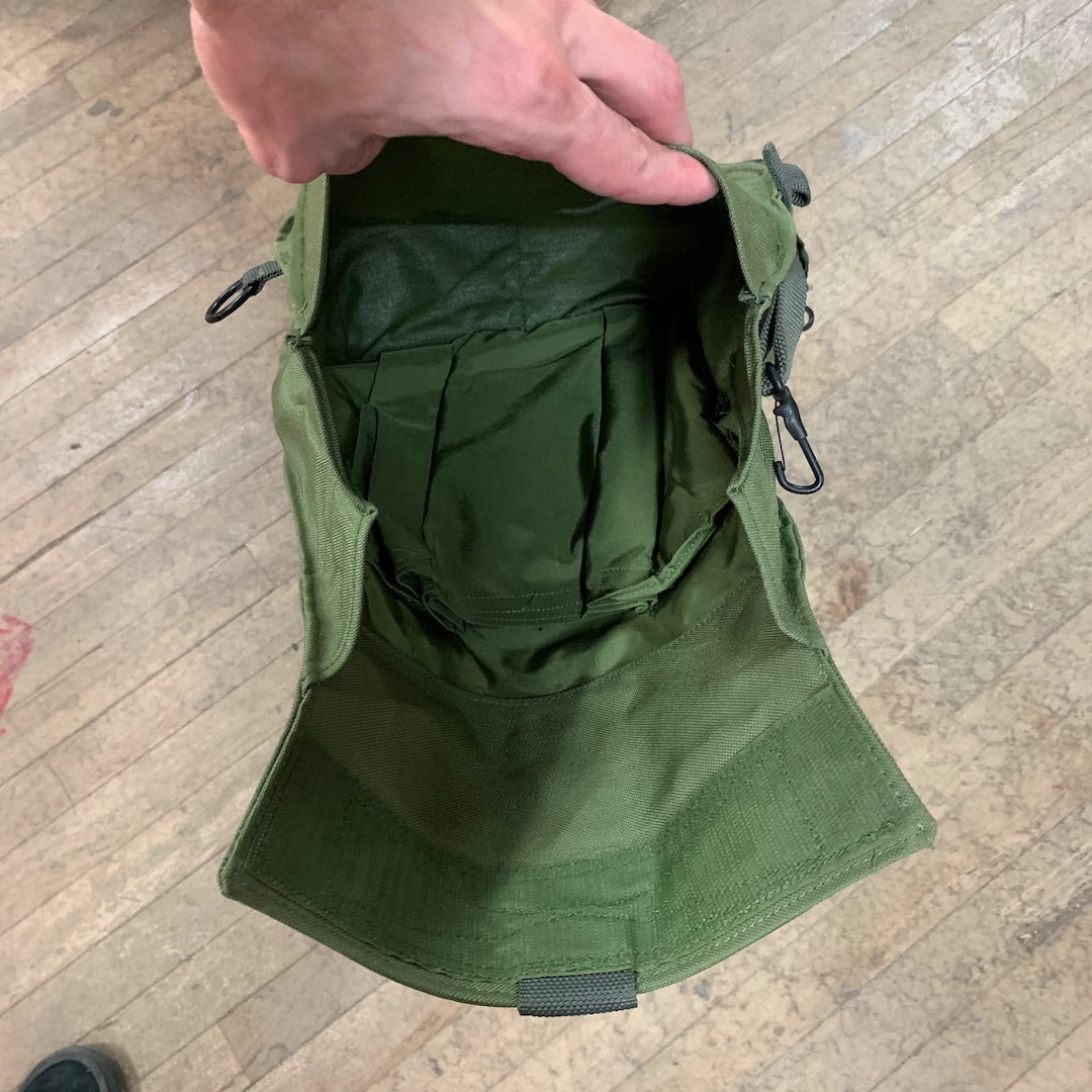 US Military Gas Mask Carrier / Pouch with Strap (New) (4240-01-370-3822)