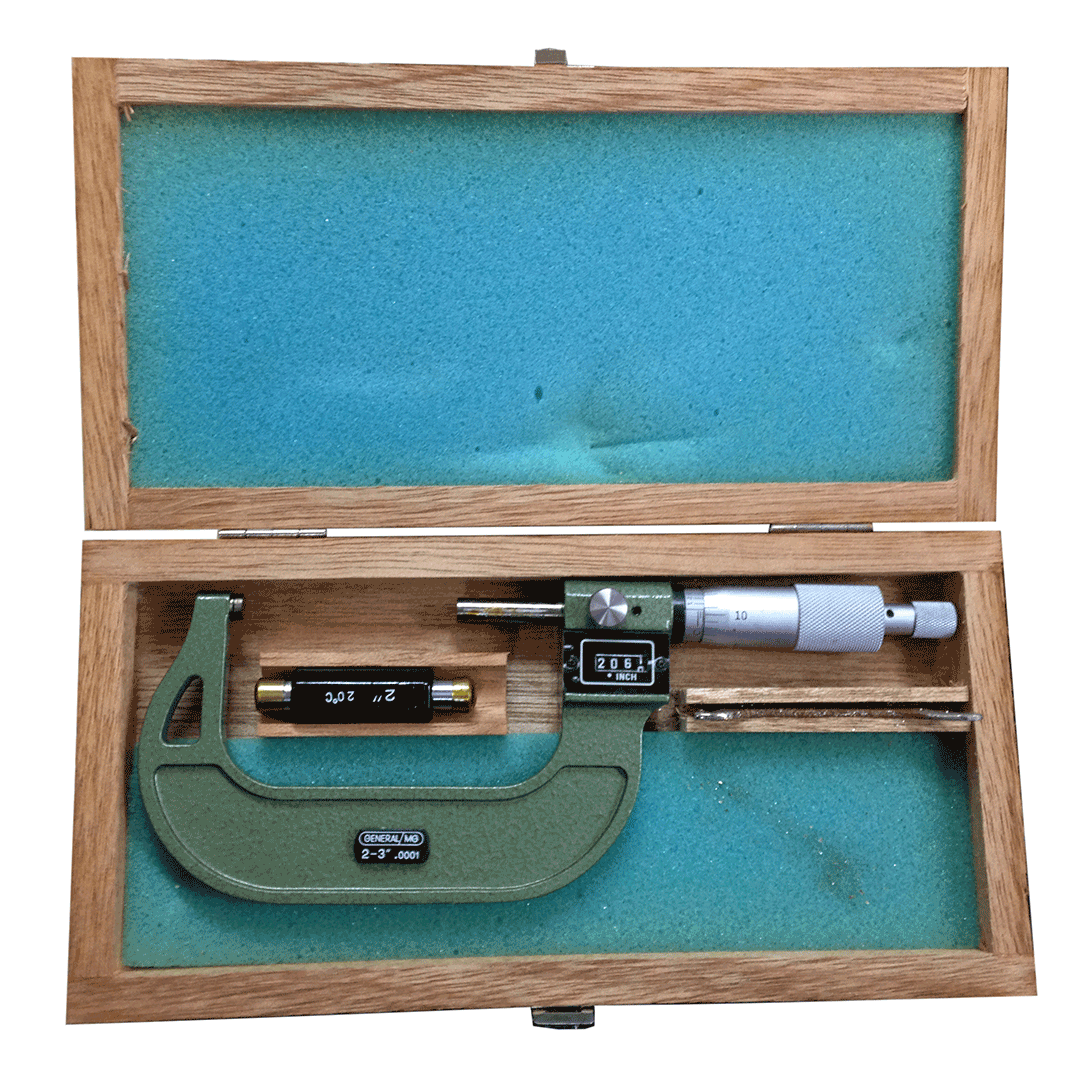 2-3" Digital (Not Electronic) General Micrometer .0001 (MG3010C)