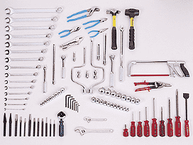 96 Piece Starter Tool Set (166WR)