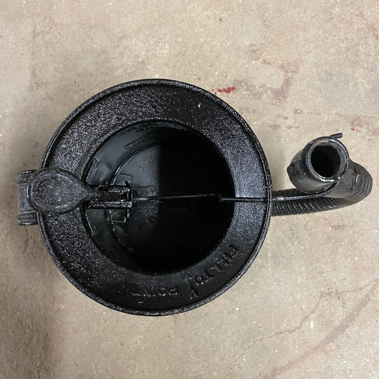 1 Quart Hoffman Crack-L-Chrome Oil Can NOS Boxed