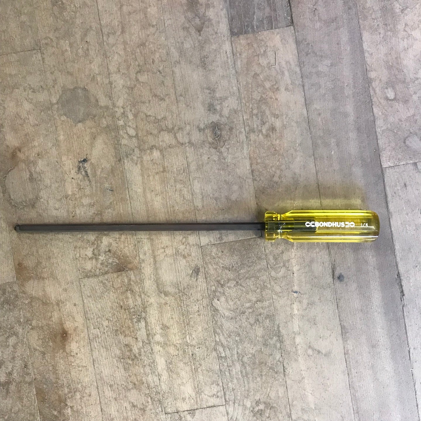 NOS Bondhus Handled Balldriver 1/4" Drive 4 3/4" Blade (BOND-14)