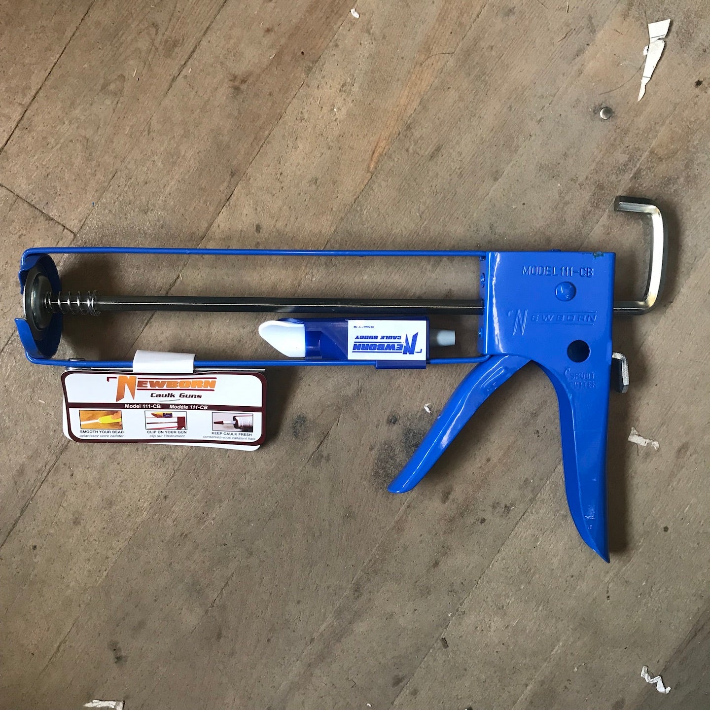 Newborn Parallel Frame Hex Rod Caulk Gun (111CB) Harry J. Epstein Co.