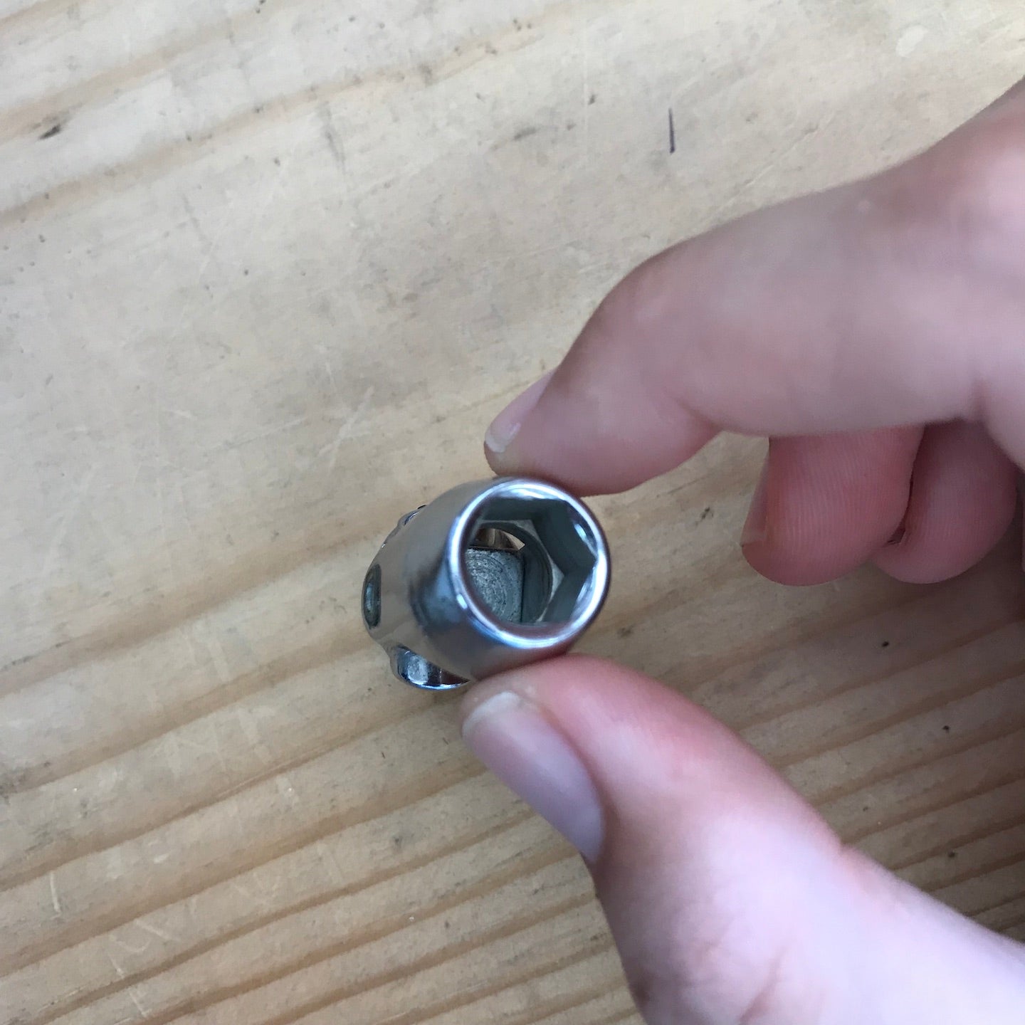 NOS U.S. Made Bonney 6 Pt 3/8 Dr Flex Socket (ZTUH12)