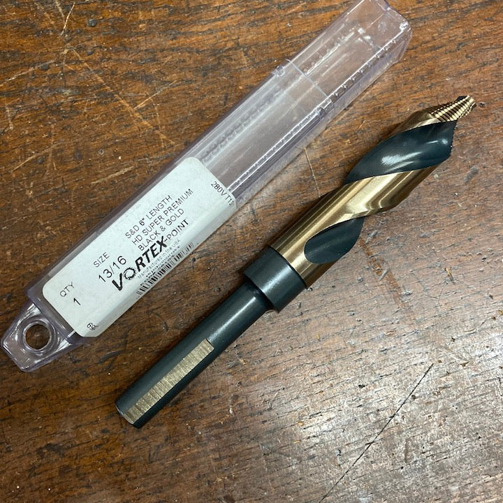 Norseman 13/16" Moly Vortex Drill Bit Mechanic's Length (26193)