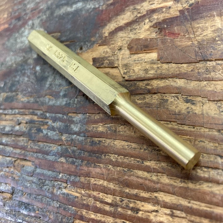 SK Tool 1/4" Brass Pin Punch w/ Hex Shaft (SK6325)