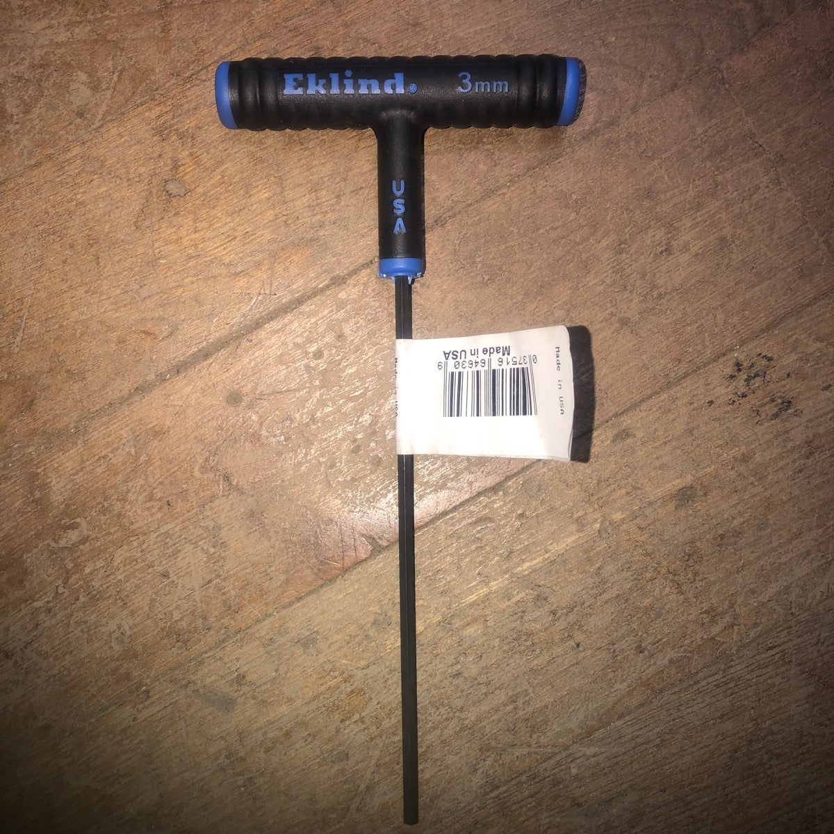 Eklind T-Handle Hex-Key (6" Blade x 3mm Hex) (64630)
