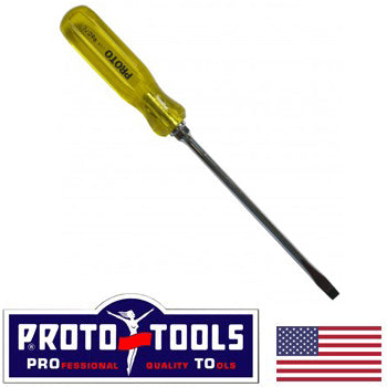 Proto 1/4" x 6" Slotted Screwdriver (J9607C)