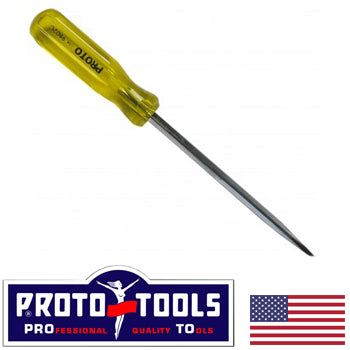 Proto 1/4" x 6" Slotted Screwdriver - Square Shank (J9802C)