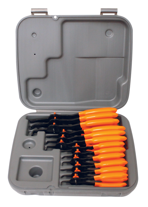 Lang 12-Pc Combination Internal/External Snap Ring Plier Set (3595)