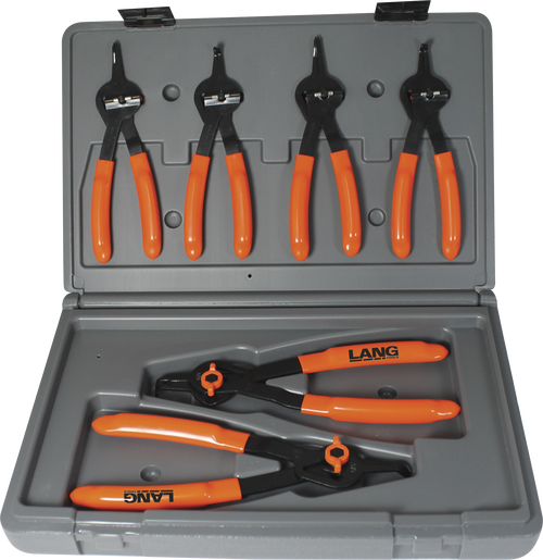Lang 6-Pc Combination Internal/External Snap Ring Pliers Set (3597)