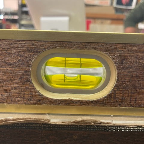 Sands 48" Professional Brass Bound Mahogany Level (SL12AB48-BLEM) w/ Blemish