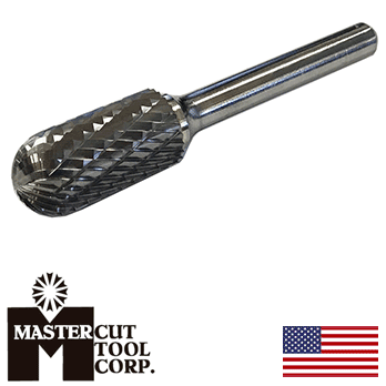 MasterCut SC-3DC Cylindrical Rotary Carbide Burr 3/8" O.D. (SC-3DC)