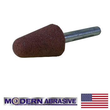 Modern Abrasive Small Cone Med./Hard Mounted Stone A5 (A-5)