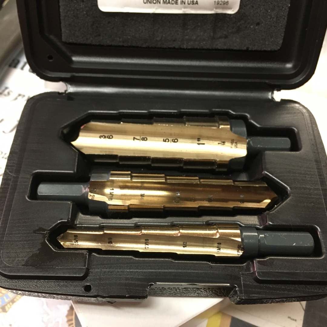 Norseman 3 pc HSS Gold Oxide Step Reamer Set SR-3G – Harry J