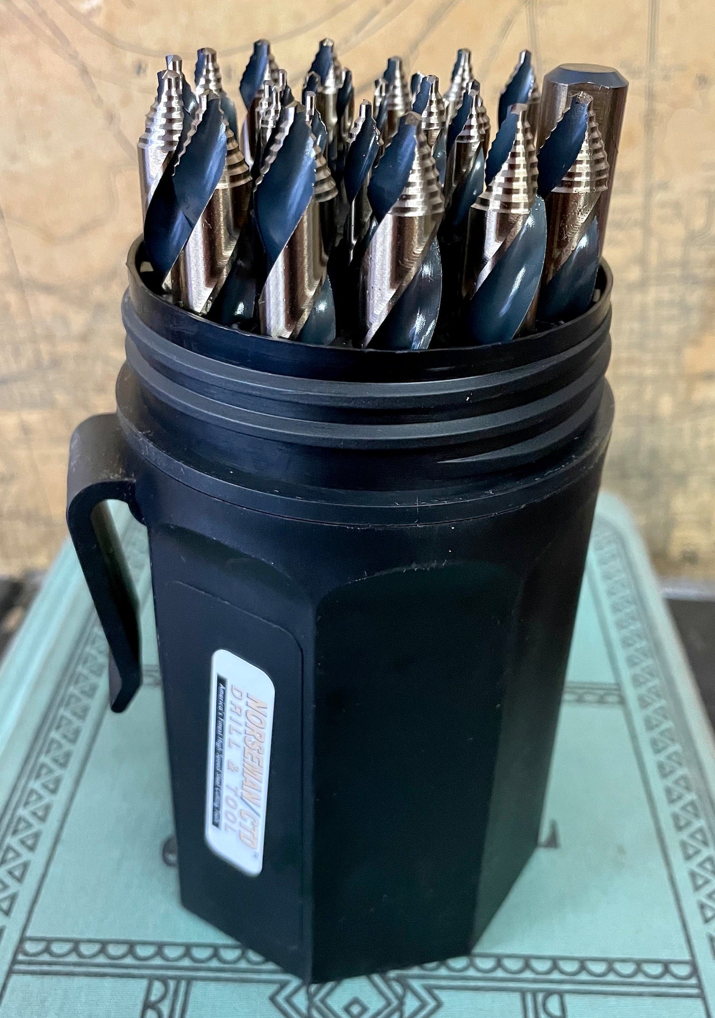 Norseman Vortex Point Drill Bit Set Moly Mechanics length 3 flats (VT-29P) (22903)