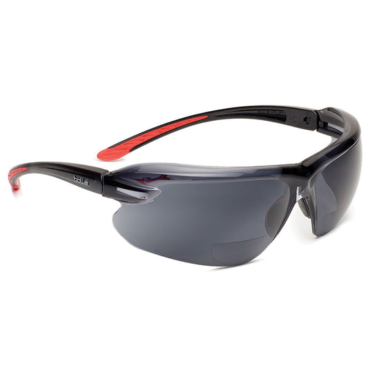 Bolle Safety IRI-S Smoke Glasses w/ +3 Diopter (PSSIRI-436)