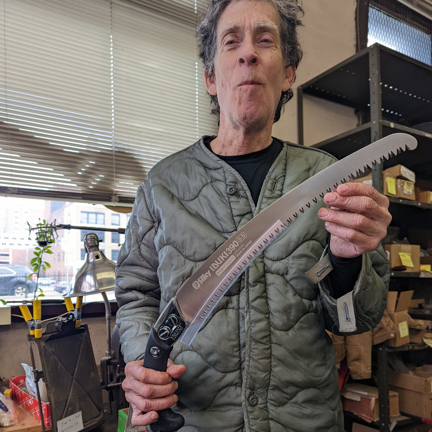 Silky Ibuki 16" (390mm) Curved Saw w/ Scabbard (275-39)