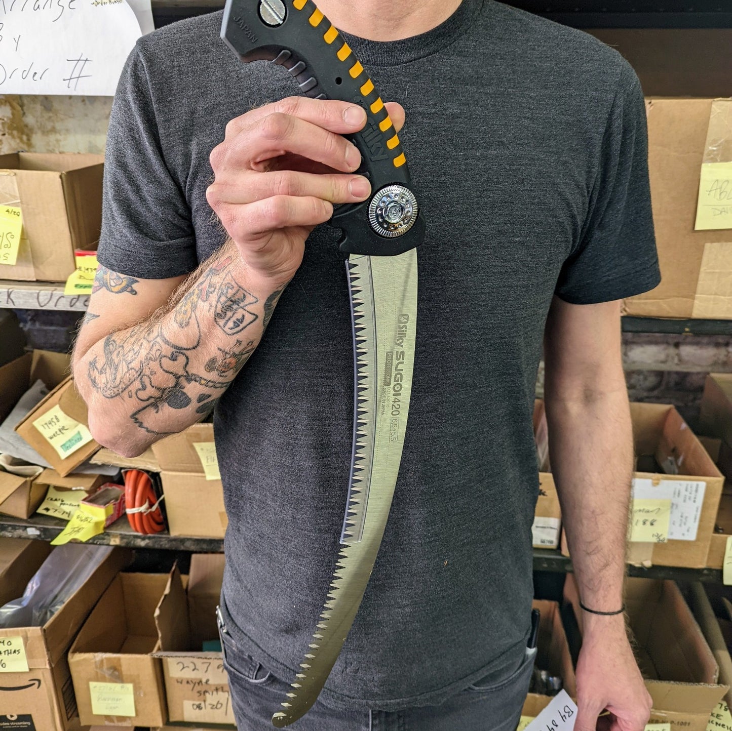 Silky Sugoi Professional 16.5" (420mm) Curved Saw w/ Scabbard-XL Teeth (390-42)