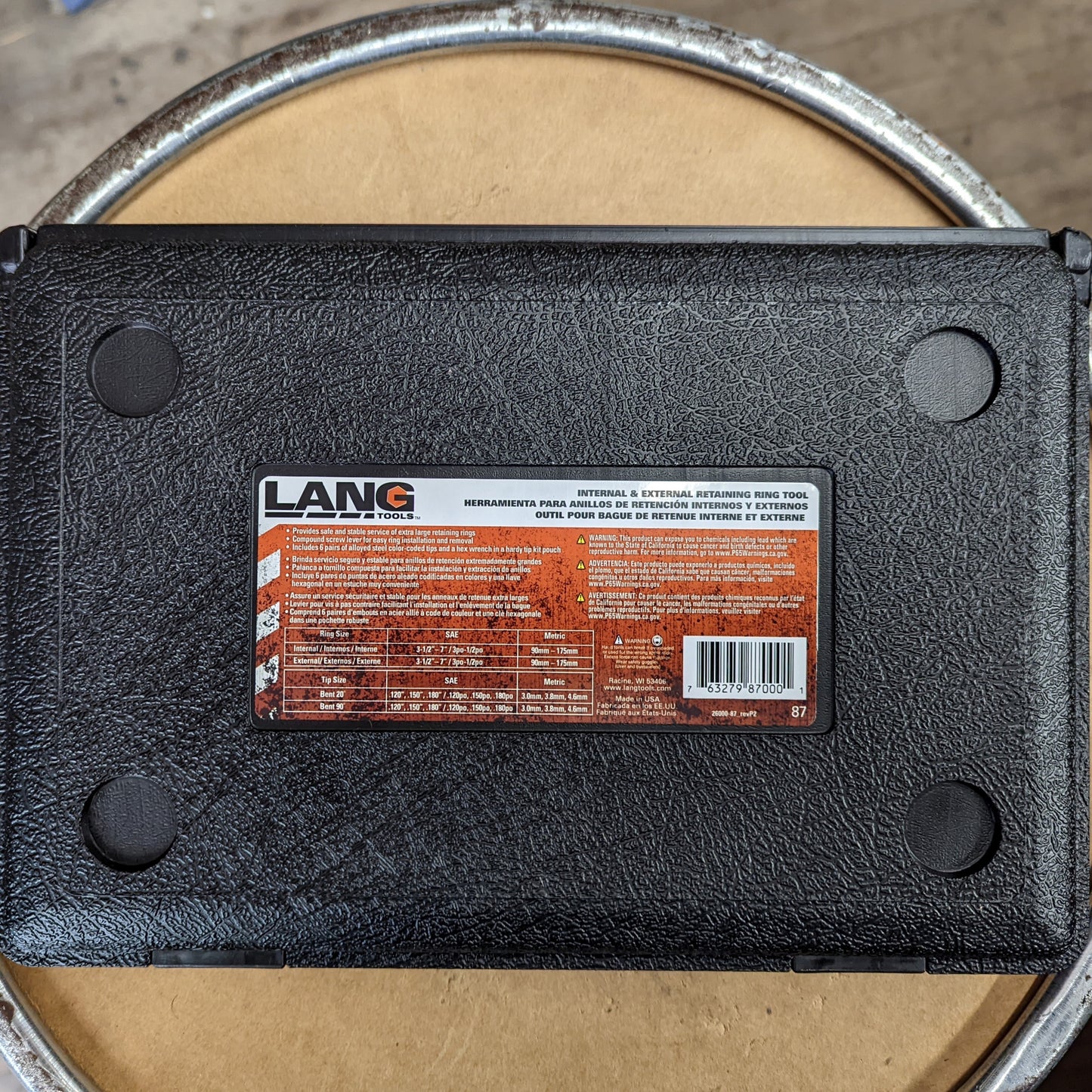 Lang Snap Ring Plier Set 87 (044-98700-0420)