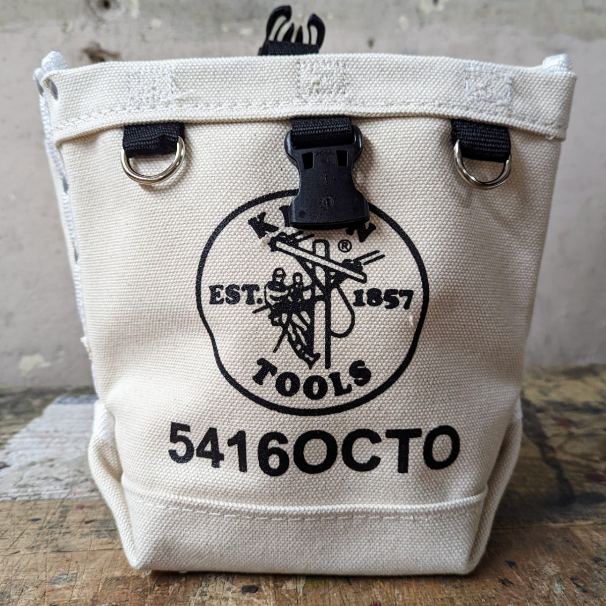 Klein Tool Bag, Bull-Pin and Bolt Pouch, Loop Connect, 5 x 5 x 9 Inch (5416OCTO)