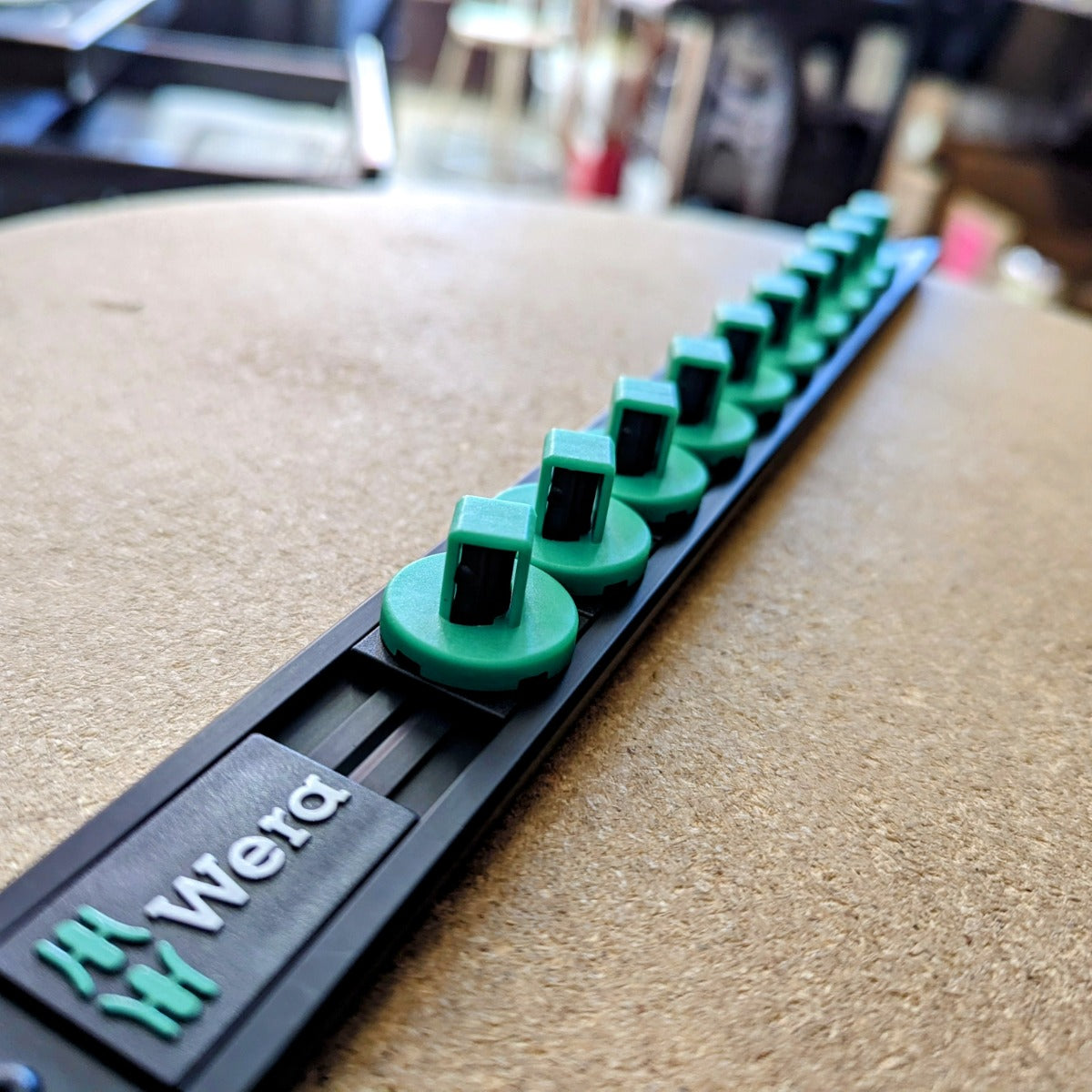 Wera 3/8" Drive Magnetic Twist-To Lock Socket Rail (05136421001)