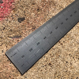 PEC 12" Rigid Tempered Rule (32nds/64ths & 0.5mm/1mm) w/ Blemish (PEC-12-3264-MM-T)