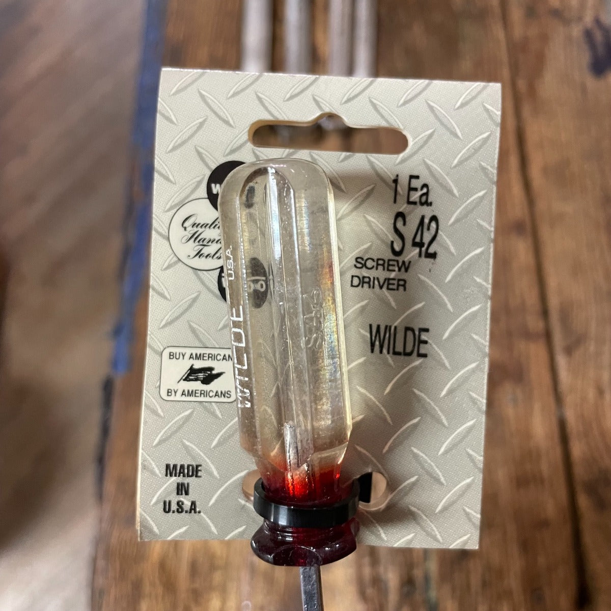 Wilde 1/8" x 4" Slotted Screwdriver (S42)